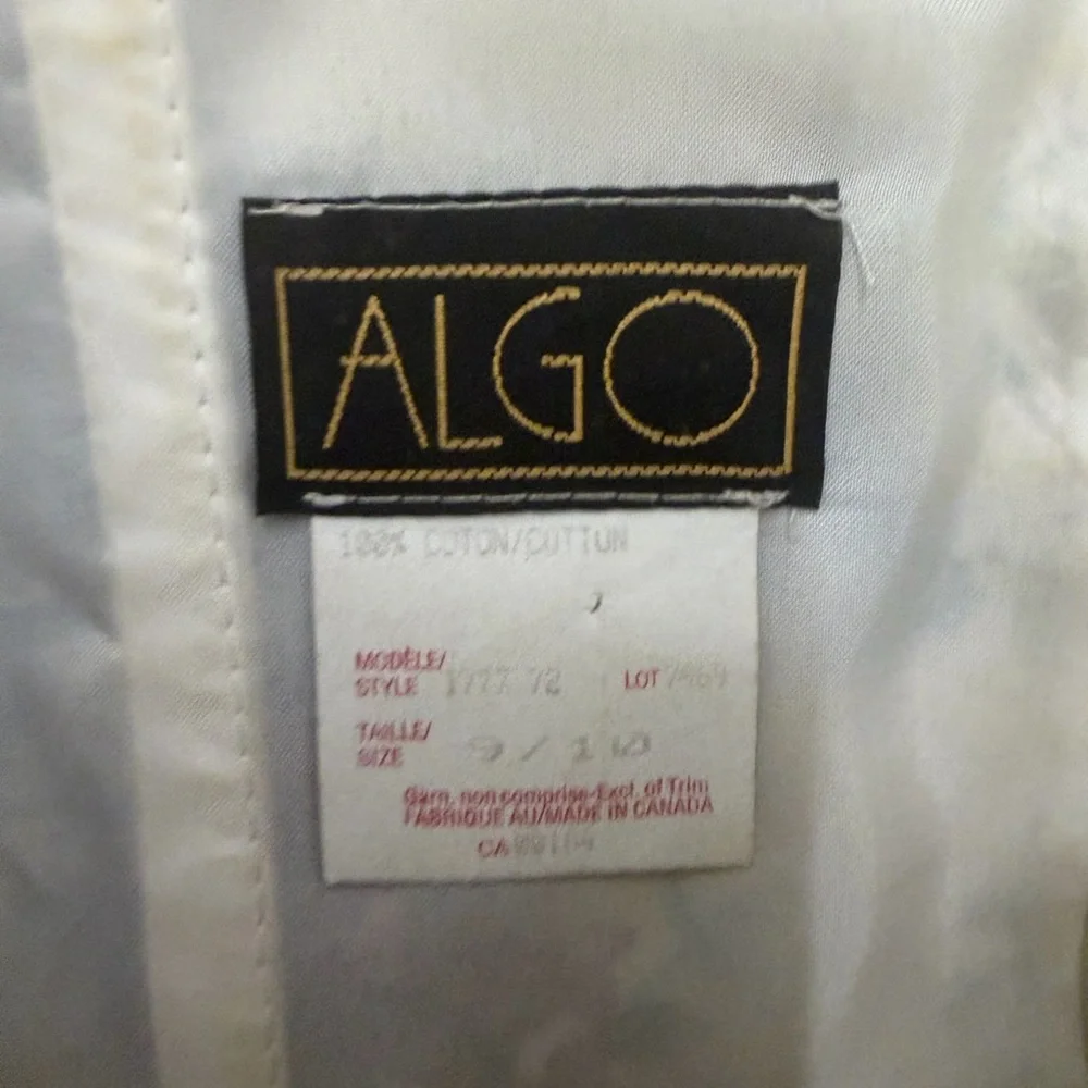 Vintage 1980s algo Floral Puff Sleeve Dress corset basque waist cottagecore maxi - Picture 4 of 8